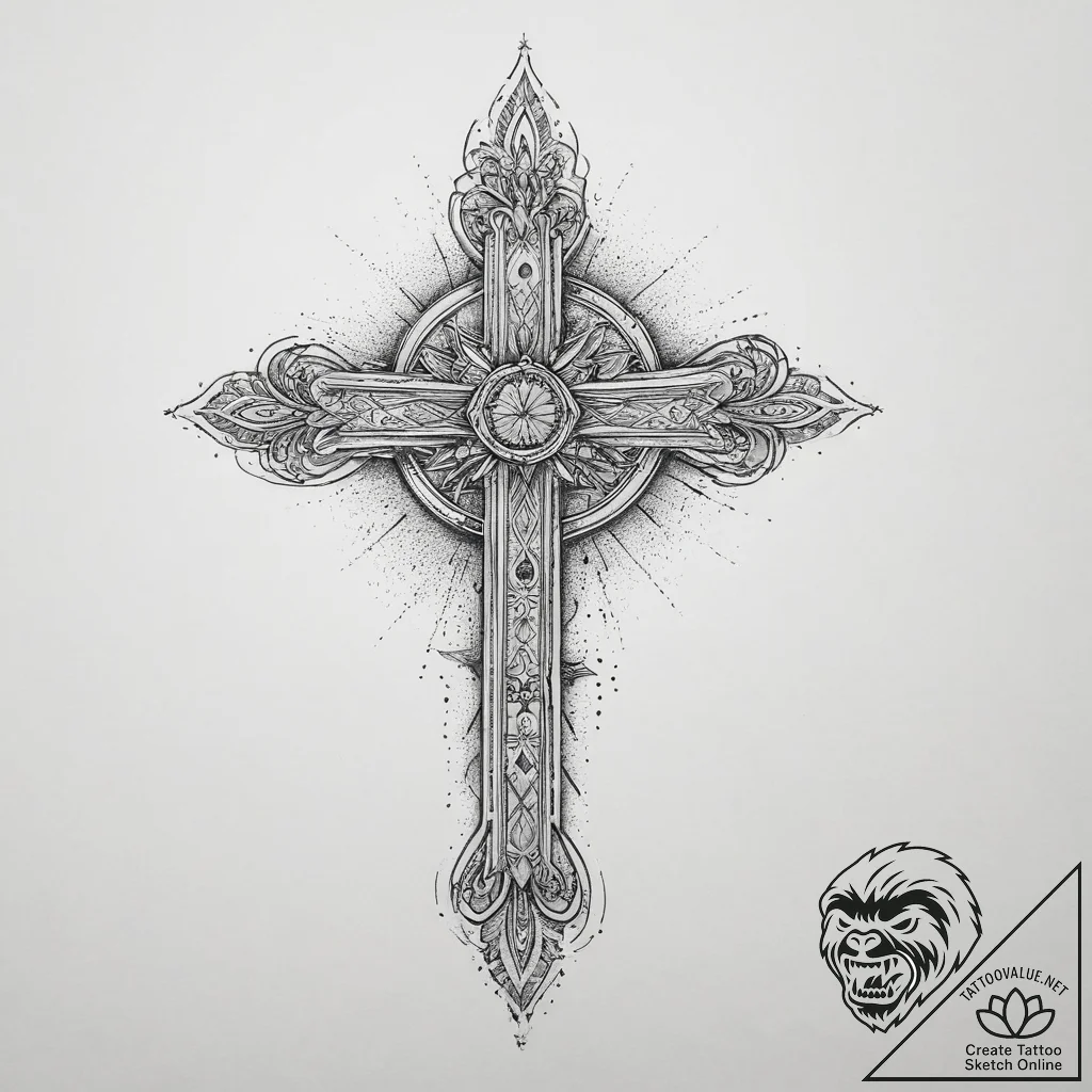 Tattoo sketch cosmic essence, tattoo line art... - tattoo sketch (№1756088139_0, 25.08.2025 02:15) — tattoovalue.net