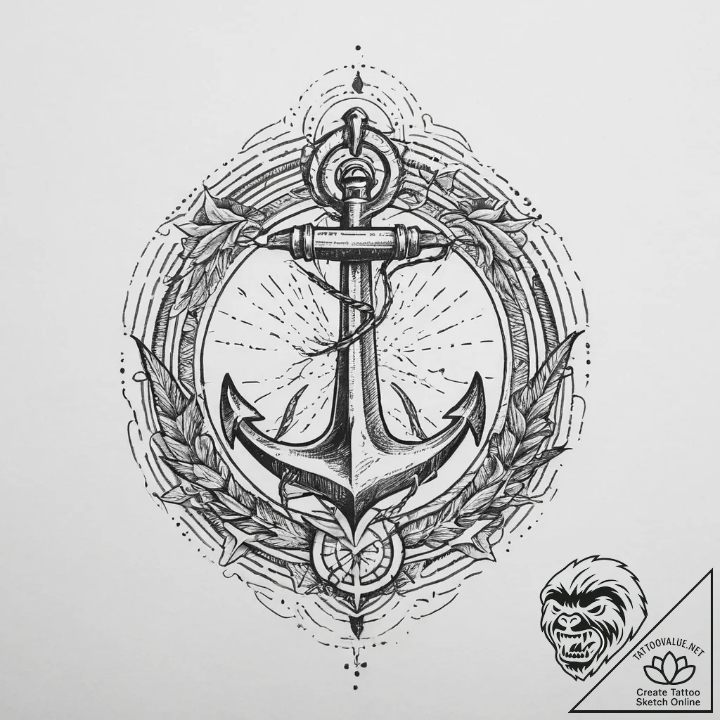 Tattoo sketch a symbolic emotion, tattoo line... - tattoo sketch (№1756088344_0, 25.08.2025 02:19) — tattoovalue.net