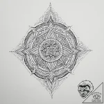 Tattoo sketch soldier with a pencil, tattoo l… – tattoo sketch (№1756088542_0, 25.08.2025 02:22) — tattoovalue.net