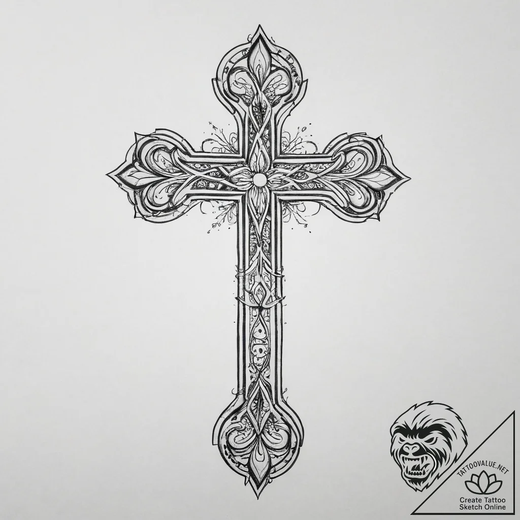 Tattoo sketch body, concept art for tattoo, o... - tattoo sketch (№1756088742_0, 25.08.2025 02:25) — tattoovalue.net