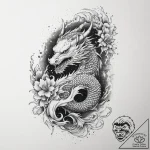 Tattoo sketch spirit, artistic tattoo sketch,… – tattoo sketch (№1756088940_0, 25.08.2025 02:29) — tattoovalue.net