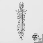 Tattoo sketch blade, tattoo drawing outline,… – tattoo sketch (№1756089750_0, 25.08.2025 02:42) — tattoovalue.net