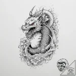 Tattoo sketch cosmic character, concept art f… – tattoo sketch (№1756090737_0, 25.08.2025 02:58) — tattoovalue.net
