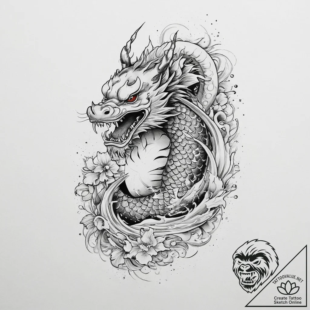 Tattoo sketch cosmic character, concept art f... - tattoo sketch (№1756090737_0, 25.08.2025 02:58) — tattoovalue.net