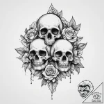 Tattoo sketch sacred person, ink illustration… – tattoo sketch (№1756092907_0, 25.08.2025 03:35) — tattoovalue.net