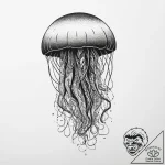 Tattoo sketch jellyfish tattoo, tattoo flash… – tattoo sketch (№1756094495_0, 25.08.2025 04:01) — tattoovalue.net