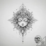 Tattoo sketch cosmic root, tattoo flash sheet… – tattoo sketch (№1756095484_0, 25.08.2025 04:18) — tattoovalue.net