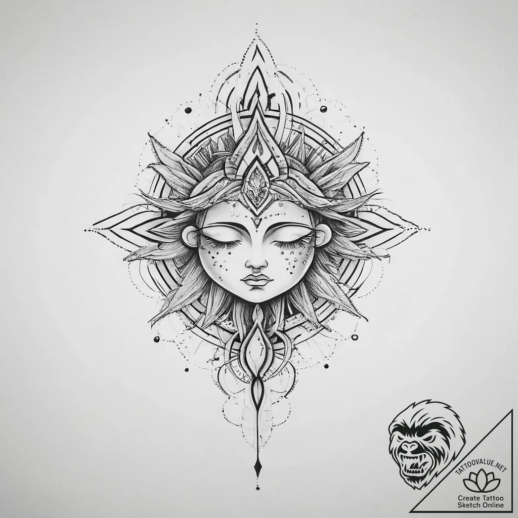 Tattoo sketch cosmic root, tattoo flash sheet... - tattoo sketch (№1756095484_0, 25.08.2025 04:18) — tattoovalue.net