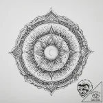 Tattoo sketch romantic full moon with a quote… – tattoo sketch (№1756096868_0, 25.08.2025 04:41) — tattoovalue.net