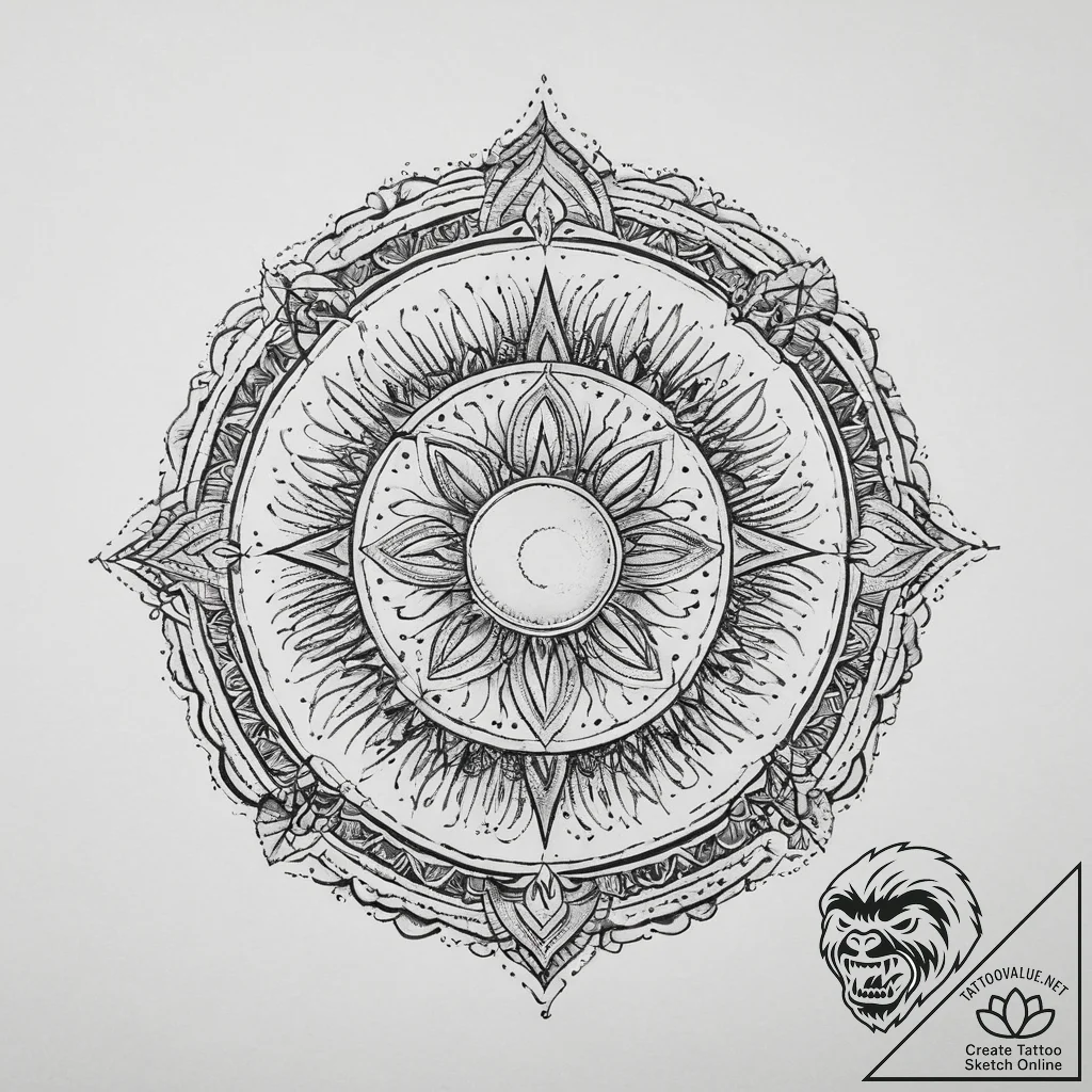 Tattoo sketch romantic full moon with a quote... - tattoo sketch (№1756096868_0, 25.08.2025 04:41) — tattoovalue.net