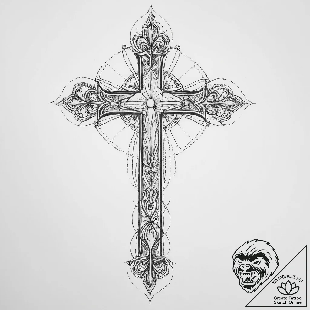 Tattoo sketch spiritual dimension, tattoo lin... - tattoo sketch (№1756097672_0, 25.08.2025 04:54) — tattoovalue.net