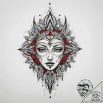 Tattoo sketch red, artistic tattoo sketch, se… – tattoo sketch (№1756098474_0, 25.08.2025 05:07) — tattoovalue.net