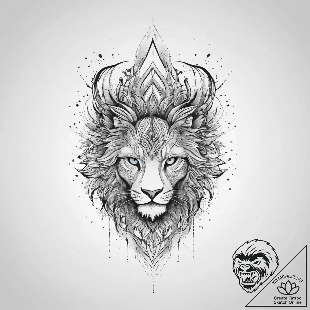 Tattoo sketch mind, tattoo sketch design, rou... - tattoo sketch (№1756098871_0, 25.08.2025 05:14) — tattoovalue.net