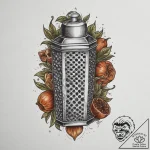 Tattoo sketch nutmeg with a grater, tattoo dr… – tattoo sketch (№1756099869_0, 25.08.2025 05:31) — tattoovalue.net