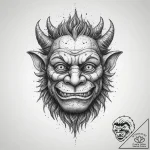 Tattoo sketch troll monster, tattoo line art,… – tattoo sketch (№1756100476_0, 25.08.2025 05:41) — tattoovalue.net