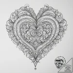 Tattoo sketch узор в виде сердца, ink illustr… – tattoo sketch (№1756103681_0, 25.08.2025 06:34) — tattoovalue.net