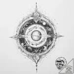 Tattoo sketch cosmic ground – tattoo sketch (№1756103883_0, 25.08.2025 06:38) — tattoovalue.net