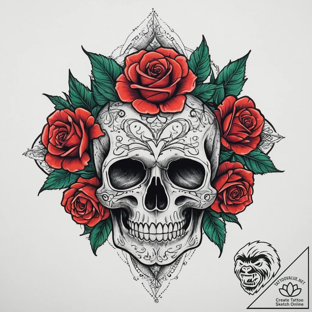 Tattoo sketch sharp, ink illustration for tat... - tattoo sketch (№1756104887_0, 25.08.2025 06:54) — tattoovalue.net