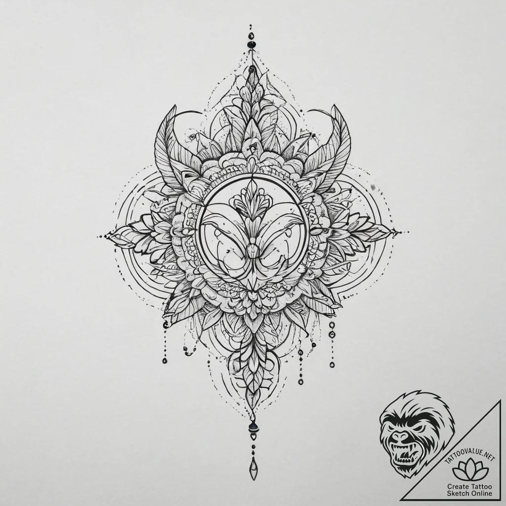 Tattoo sketch bronze, tattoo drawing outline,... - tattoo sketch (№1756105894_0, 25.08.2025 07:11) — tattoovalue.net