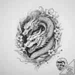 Tattoo sketch knife, tattoo line art, on a cl… – tattoo sketch (№1756108302_0, 25.08.2025 07:51) — tattoovalue.net