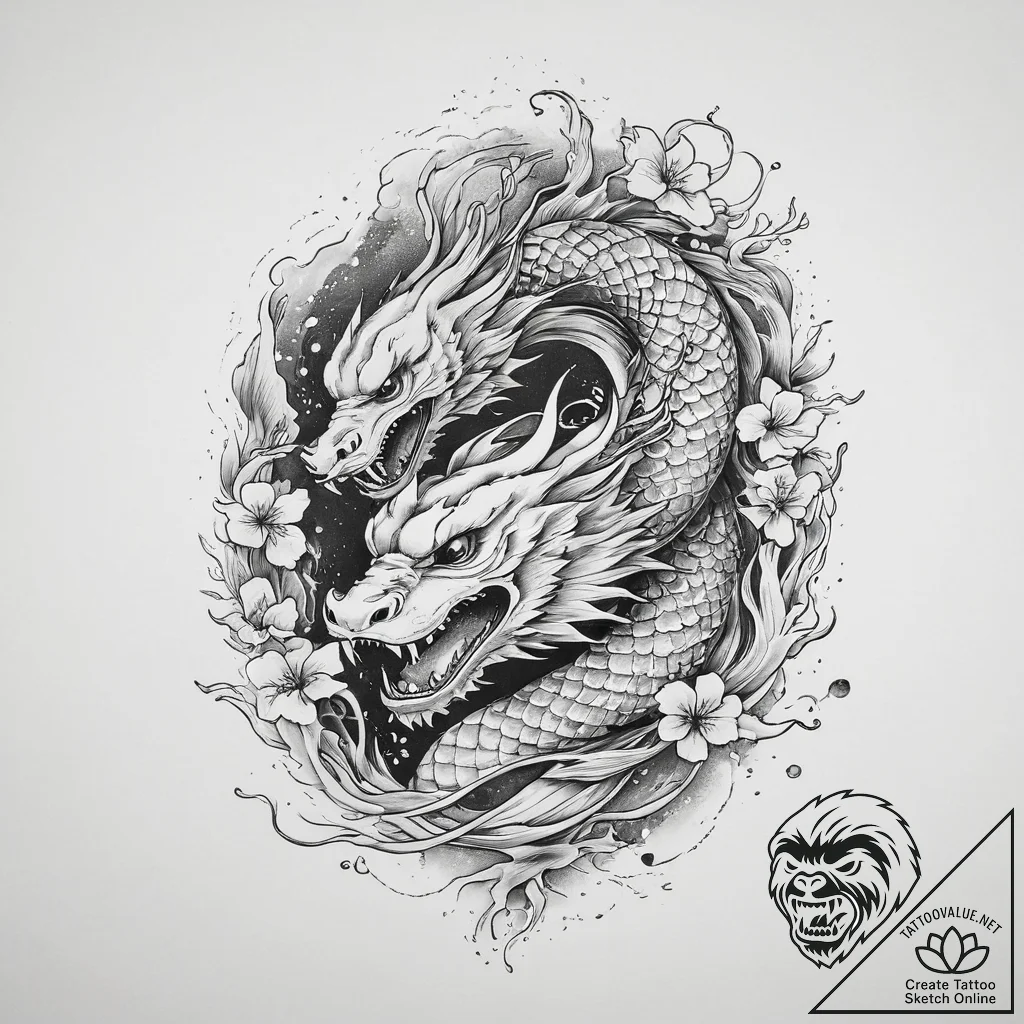 Tattoo sketch knife, tattoo line art, on a cl... - tattoo sketch (№1756108302_0, 25.08.2025 07:51) — tattoovalue.net