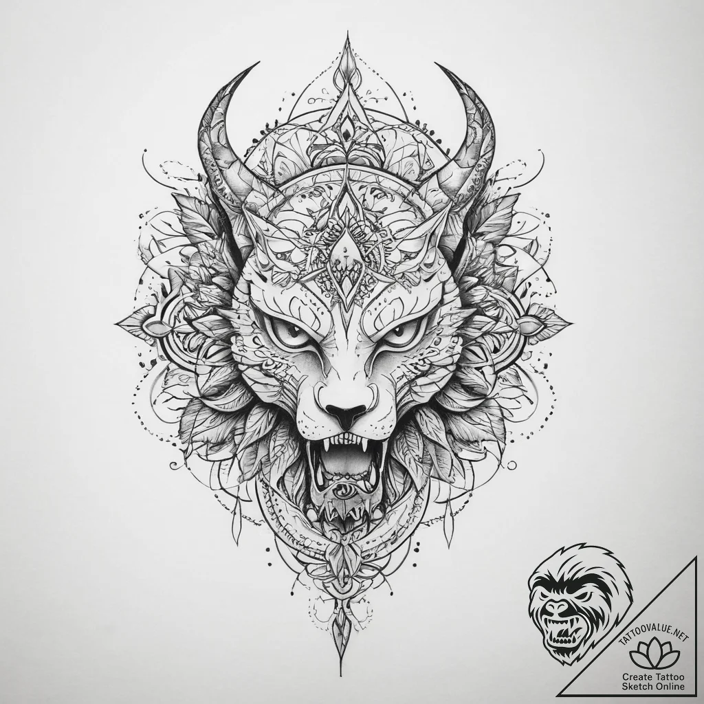 Tattoo sketch a symbolic event - tattoo sketch (№1756112721_0, 25.08.2025 09:05) — tattoovalue.net