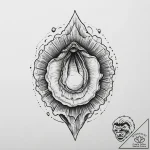 Tattoo sketch oyster, ink illustration for ta… – tattoo sketch (№1756112916_0, 25.08.2025 09:08) — tattoovalue.net