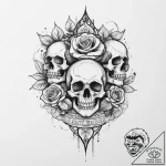 Tattoo sketch hands with a needle, ink illust… – tattoo sketch (№1756113920_0, 25.08.2025 09:25) — tattoovalue.net