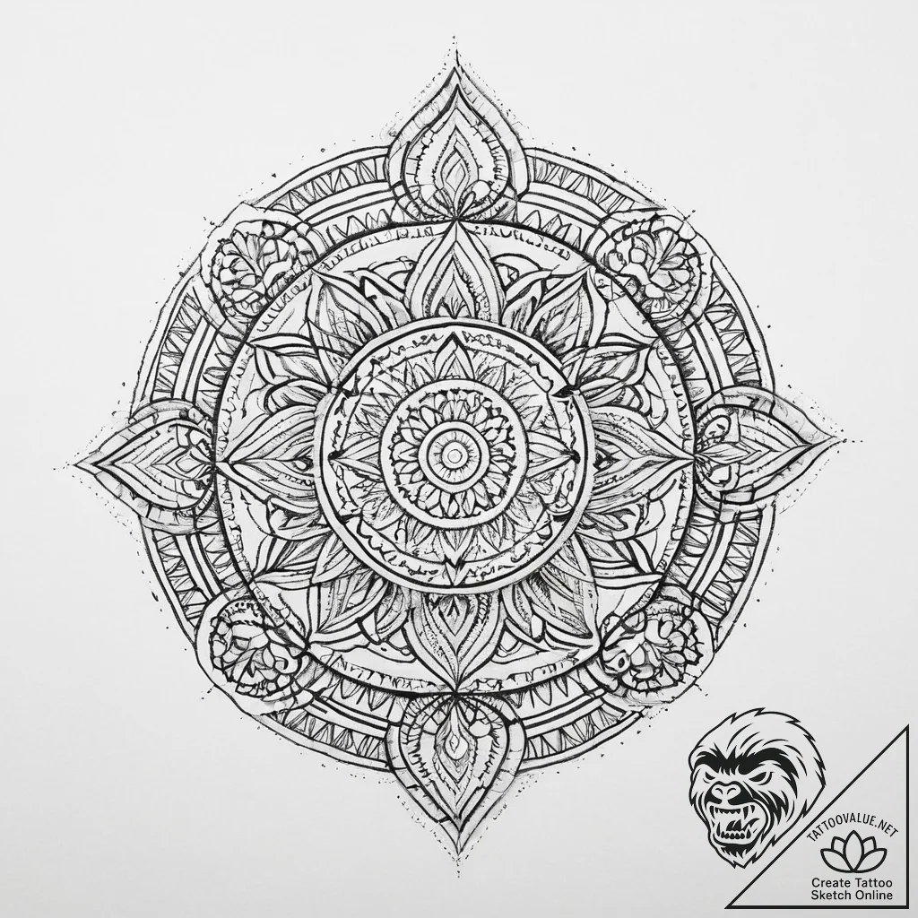 Tattoo sketch chain, ink illustration for tat... - tattoo sketch (№1756117110_0, 25.08.2025 10:18) — tattoovalue.net