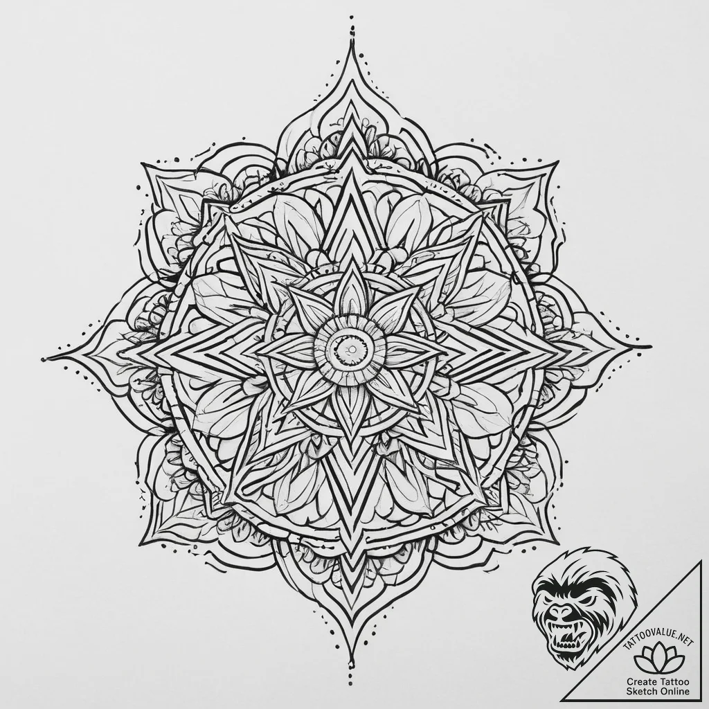 Tattoo sketch coral, tattoo sketch design, cl... - tattoo sketch (№1756117308_0, 25.08.2025 10:21) — tattoovalue.net