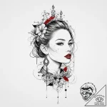 Tattoo sketch small earring tattoo, artistic… – tattoo sketch (№1756118290_0, 25.08.2025 10:38) — tattoovalue.net