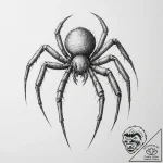 Tattoo sketch hands with a spider, tattoo dra… – tattoo sketch (№1756120063_0, 25.08.2025 11:07) — tattoovalue.net