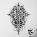 Tattoo sketch divine parent, tattoo flash she… – tattoo sketch (№1756120656_0, 25.08.2025 11:17) — tattoovalue.net