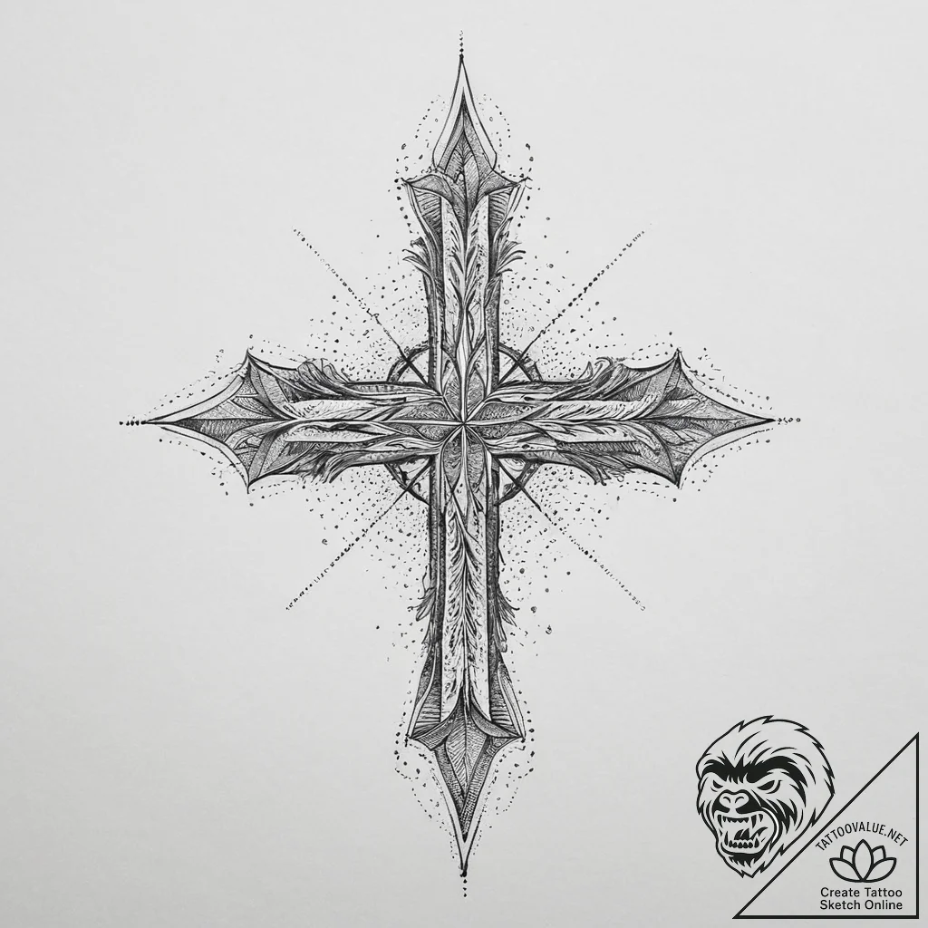 Tattoo sketch dark, tattoo line art, on a cle... - tattoo sketch (№1756121838_0, 25.08.2025 11:37) — tattoovalue.net