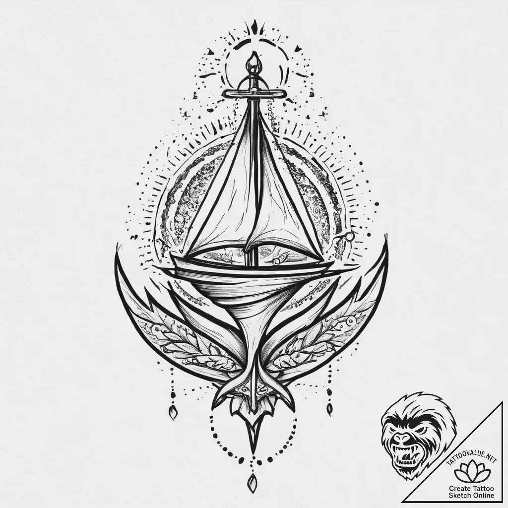Tattoo sketch passion, concept art for tattoo... - tattoo sketch (№1756124398_0, 25.08.2025 12:19) — tattoovalue.net