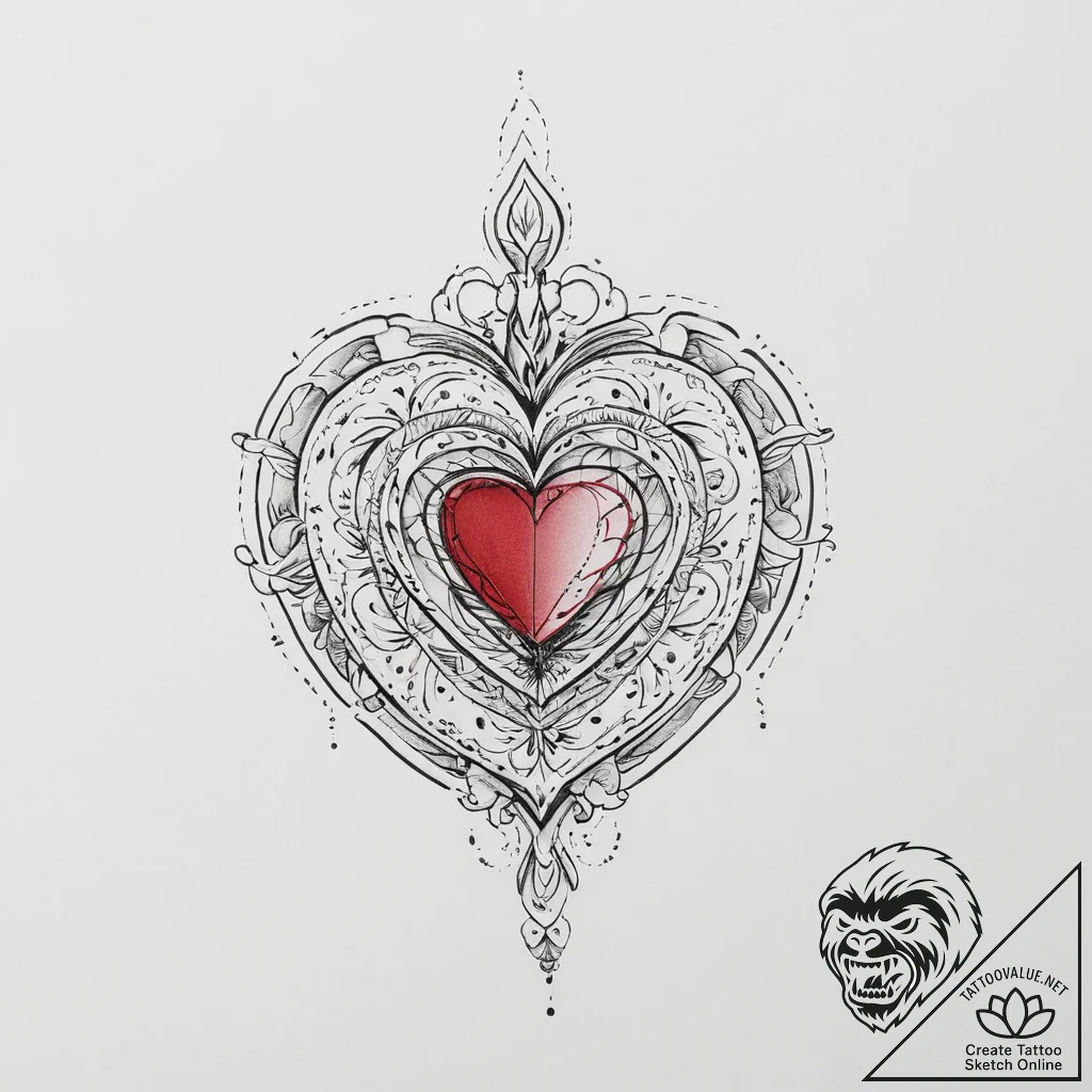 Tattoo sketch locket tattoo, tattoo flash she... - tattoo sketch (№1756124793_0, 25.08.2025 12:26) — tattoovalue.net