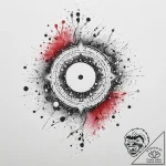 Tattoo sketch cosmic spring, artistic tattoo… – tattoo sketch (№1756126789_0, 25.08.2025 12:59) — tattoovalue.net