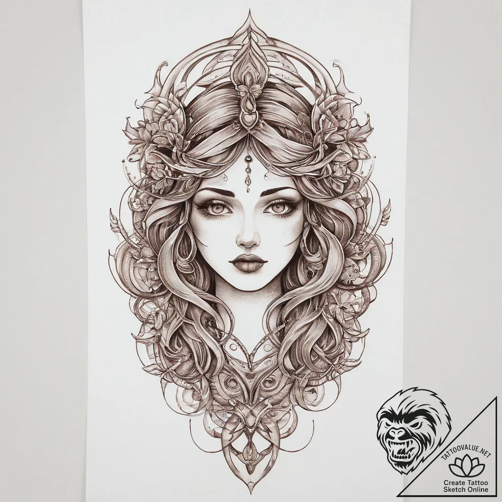 Tattoo sketch clay, tattoo sketch design, sep... - tattoo sketch (№1756129384_0, 25.08.2025 13:43) — tattoovalue.net