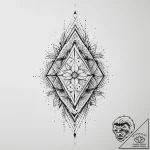 Tattoo sketch abstract черно-белый, artistic… – tattoo sketch (№1756129582_0, 25.08.2025 13:46) — tattoovalue.net