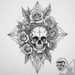 Tattoo sketch cosmic existence, tattoo drawin… – tattoo sketch (№1756130371_0, 25.08.2025 13:59) — tattoovalue.net