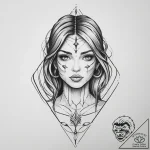 Characters & figures, concept art for tattoo,… – tattoo sketch (№1756131160_0, 25.08.2025 14:12) — tattoovalue.net