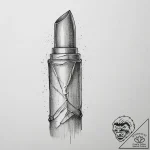 Tattoo sketch lipstick tattoo, concept art fo… – tattoo sketch (№1756135308_0, 25.08.2025 15:21) — tattoovalue.net