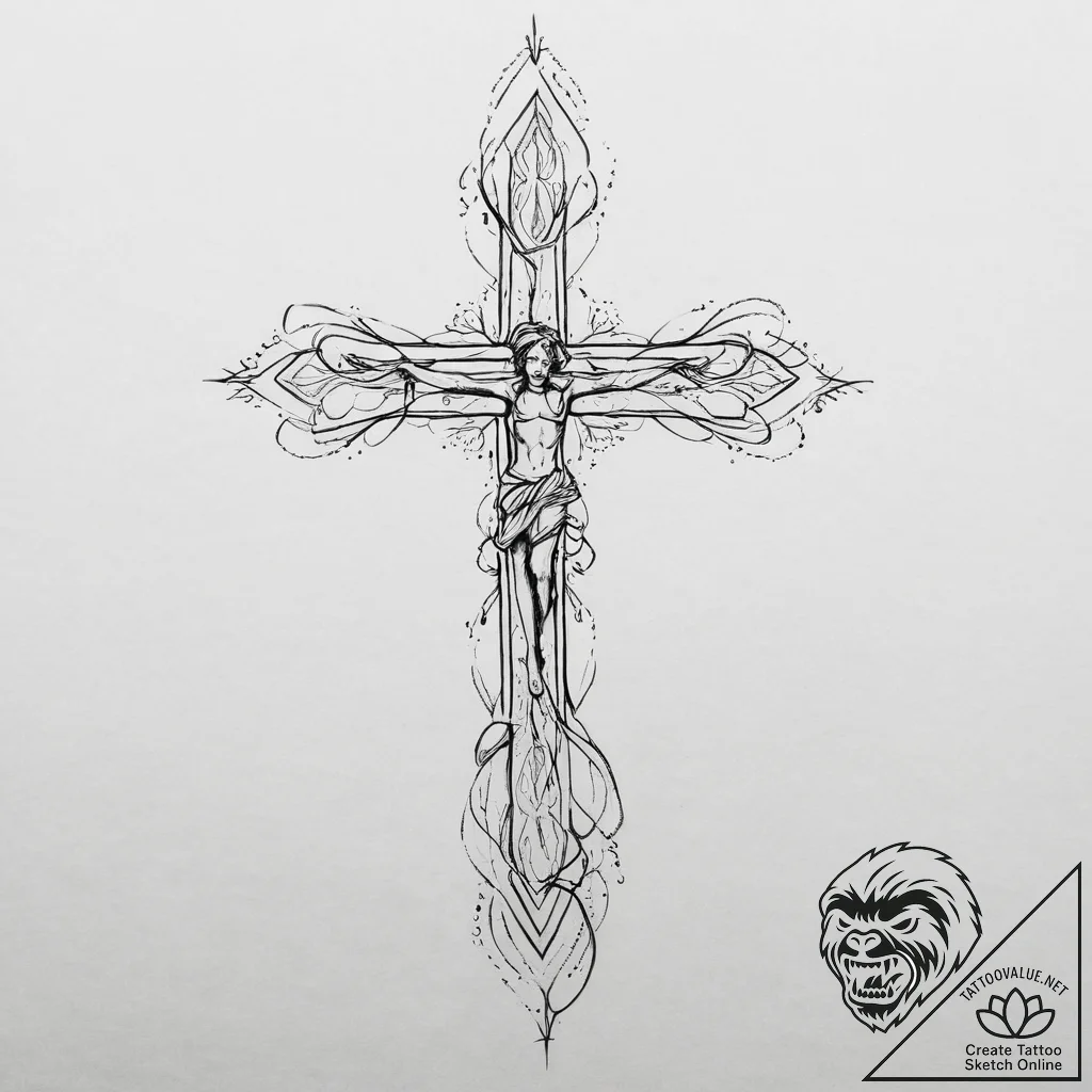 Tattoo sketch soul, tattoo drawing outline, b... - tattoo sketch (№1756138070_0, 25.08.2025 16:07) — tattoovalue.net