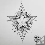 Tattoo sketch thief’s stars, artistic tattoo… – tattoo sketch (№1756139257_0, 25.08.2025 16:27) — tattoovalue.net