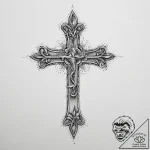 Tattoo sketch cod, tattoo line art, black and… – tattoo sketch (№1756140059_0, 25.08.2025 16:40) — tattoovalue.net