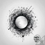 Tattoo sketch cosmic universe, tattoo line ar… – tattoo sketch (№1756141048_0, 25.08.2025 16:57) — tattoovalue.net