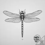 Tattoo sketch dragonfly, tattoo flash sheet d… – tattoo sketch (№1756142228_0, 25.08.2025 17:17) — tattoovalue.net