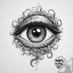 Tattoo sketch kraken eye, tattoo sketch desig… – tattoo sketch (№1756143031_0, 25.08.2025 17:30) — tattoovalue.net