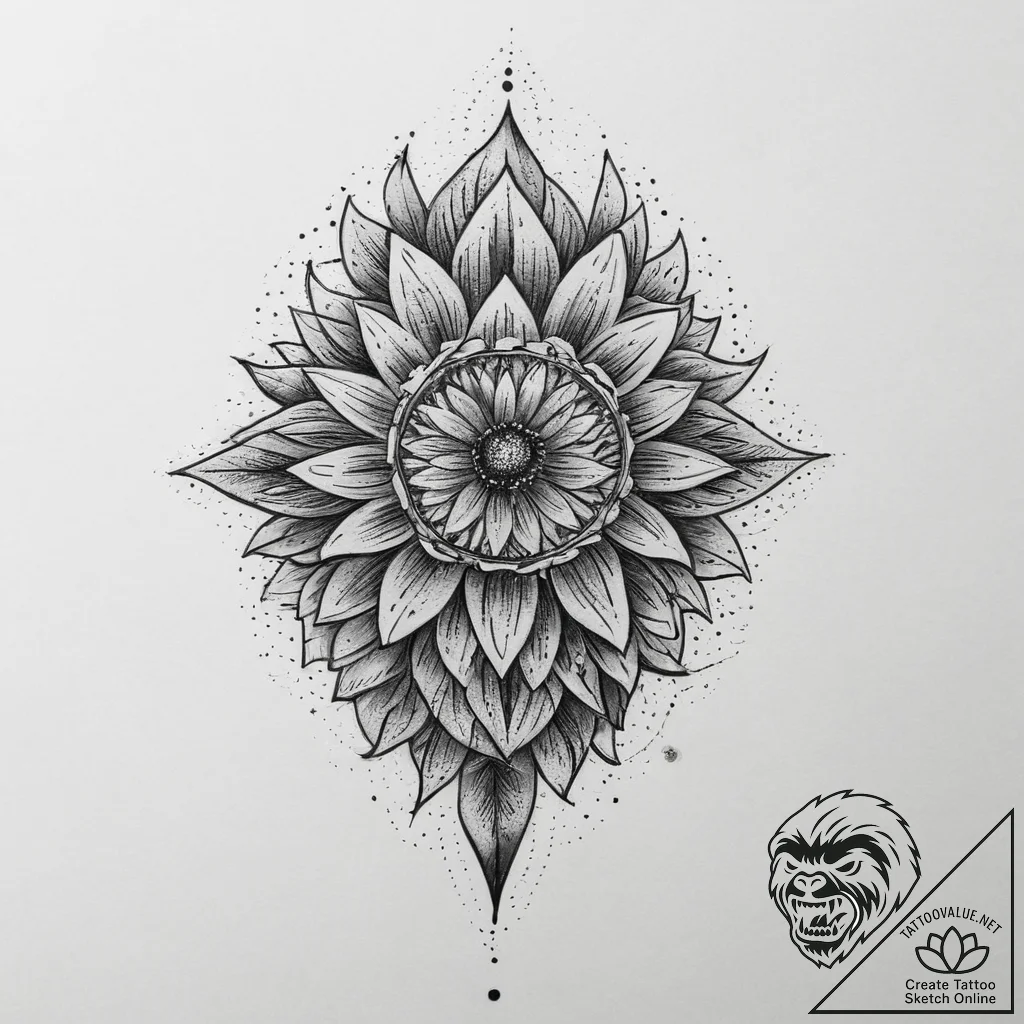 Tattoo sketch oasis, tattoo drawing outline,... - tattoo sketch (№1756144816_0, 25.08.2025 18:00) — tattoovalue.net