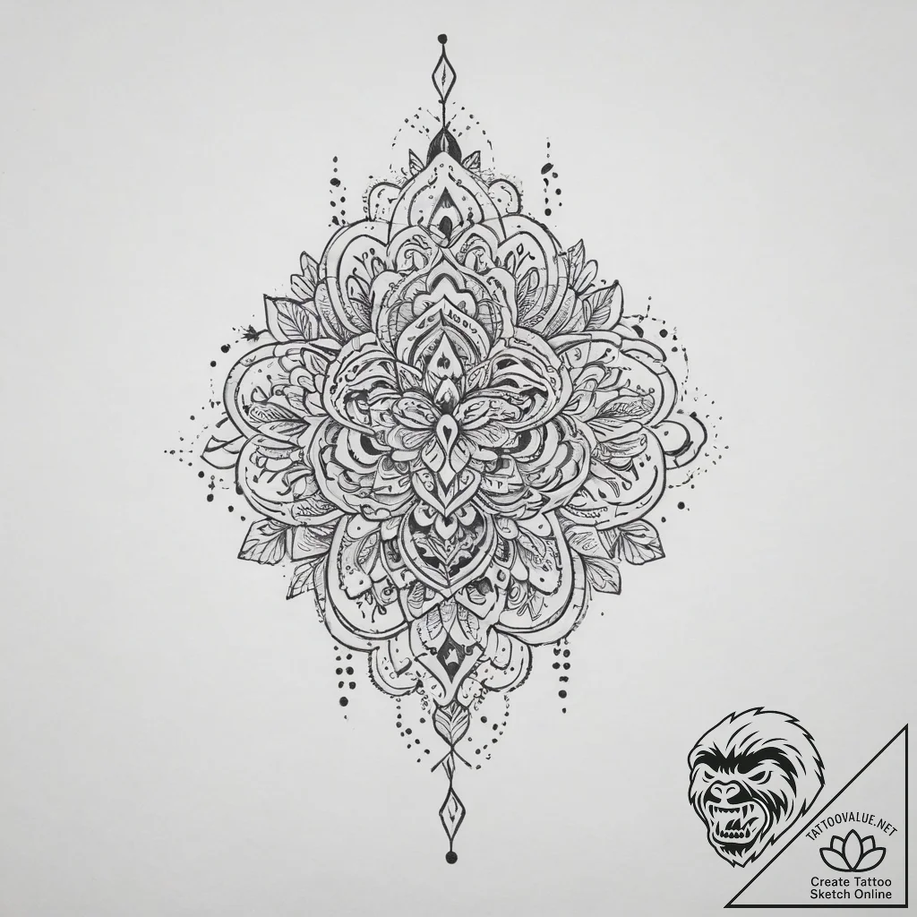 Tattoo sketch whimsical tattoo - tattoo sketch (№1756145212_0, 25.08.2025 18:06) — tattoovalue.net